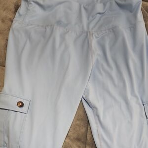 Light Blue Cargo Pants for Men